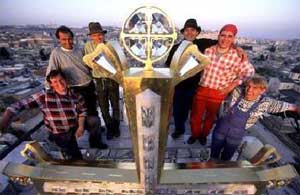 Werkstätten Nagel Hammers, Wesseling auf der Grabeskirche in Jerusalem